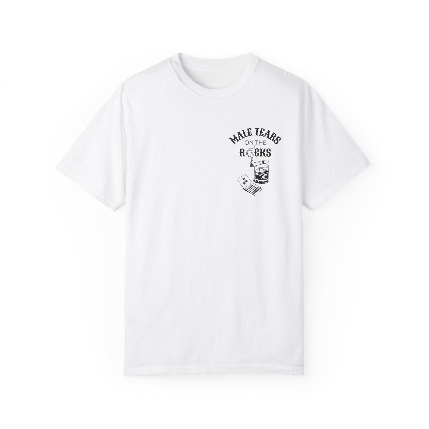 Male Tears on the Rocks Unisex Comfort Colors Vintage T-shirt