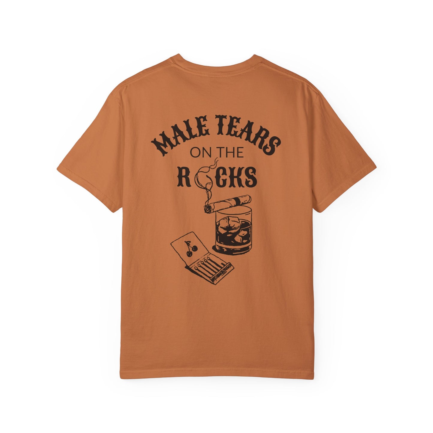 Male Tears on the Rocks Unisex Comfort Colors Vintage T-shirt