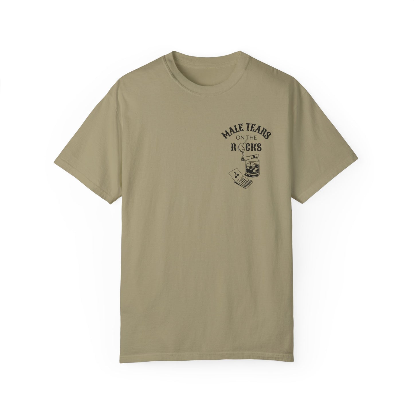 Male Tears on the Rocks Unisex Comfort Colors Vintage T-shirt