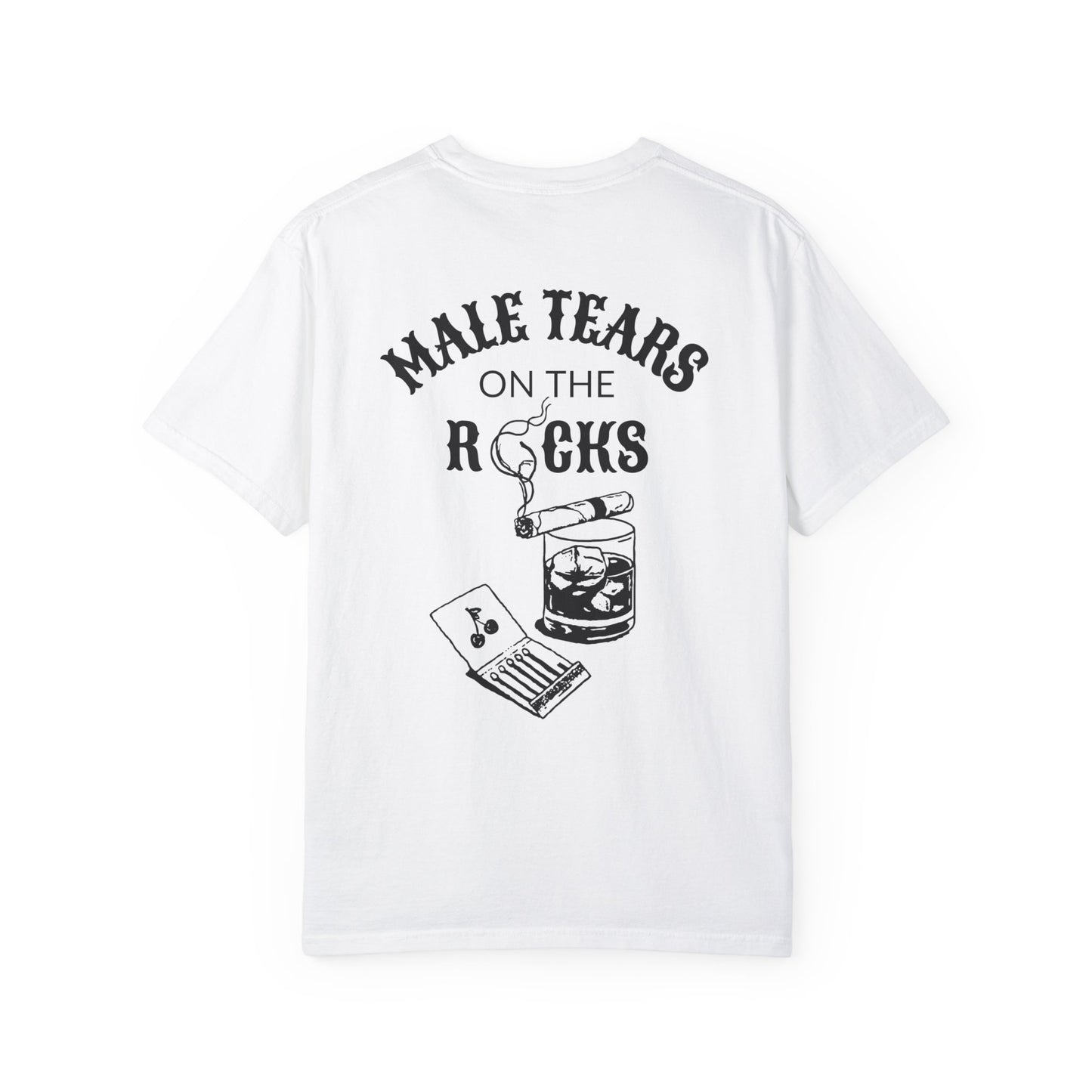 Male Tears on the Rocks Unisex Comfort Colors Vintage T-shirt