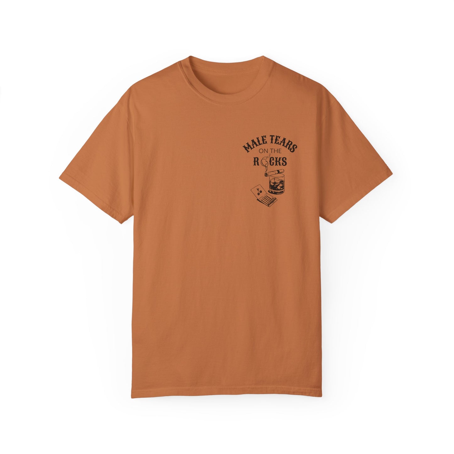 Male Tears on the Rocks Unisex Comfort Colors Vintage T-shirt