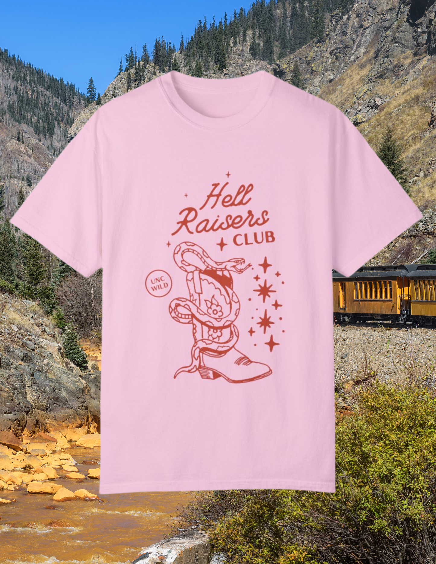 Hell Raisers Club Western Cowgirl Comfort Colors Graphic Tee