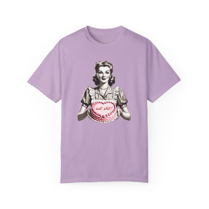 Eat Sh*t! Heart Cake Valentine's Day Retro Comfort Colors T-shirt