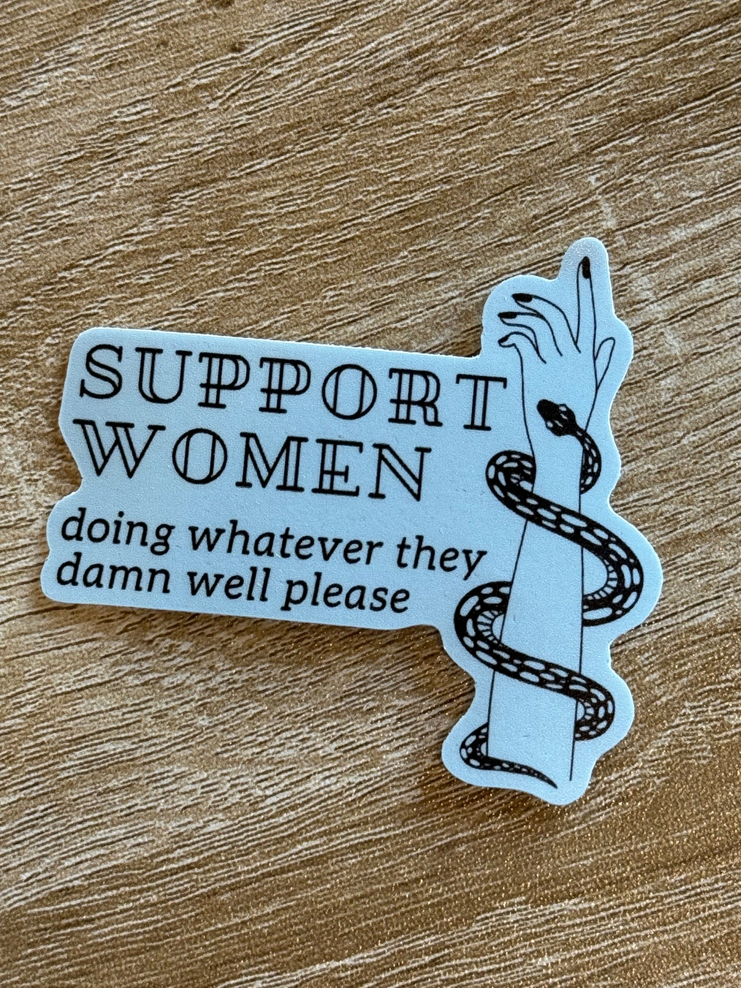 Support Women Sticker