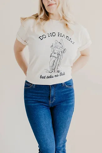 Do No Harm Take No Sh*t Comfort Colors Graphic Tee