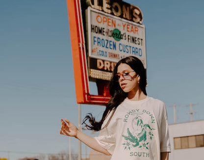 Rowdy Cowgirl Summer Western Comfort Colors Graphic Tee