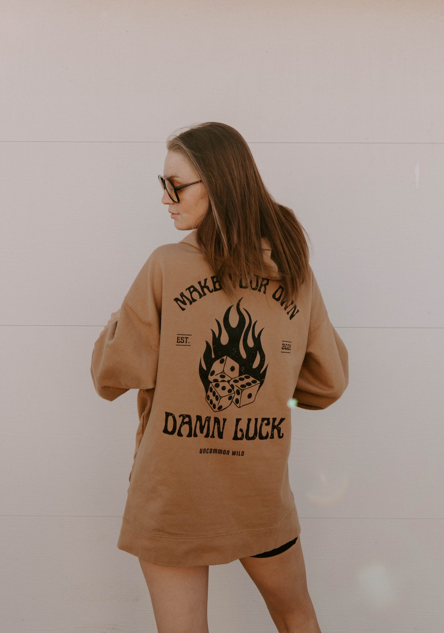 Make Your Own Damn Luck Zip Hoodie